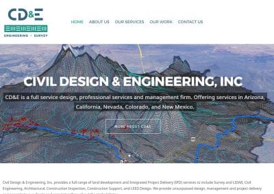 Civil Design & Engineering - Flagstaff, AZ: WordPress CMS / Website Design / SEO