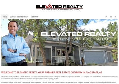 Elevated Realty - Flagstaff, AZ: WordPress CMS / Website Design / SEO / Social Media / Lead Conversion Optimization