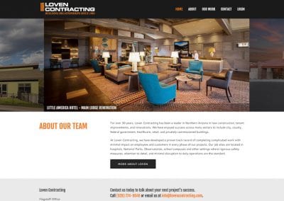 Loven Contracting - Flagstaff, AZ: WordPress CMS / Website Design / SEO / Social Media / Lead Conversion Optimization