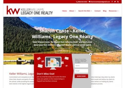 Sharon Conte, Realtor - Flagstaff, AZ: WordPress CMS / Web Design / SEO / PPC / Lead Conversion Optimization / Email Marketing / Reputation Management
